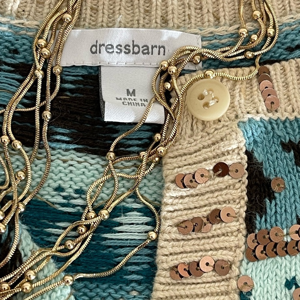 🔥SALE🔥DRESS BARN GRAMPA SWEATER SZ MED - Picture 7 of 9